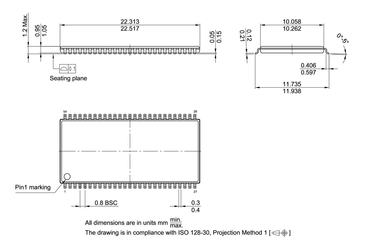 PG-TSOP-54-801_Package Outline
