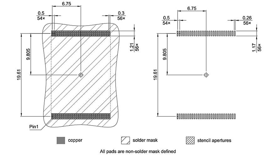 PG-TSOP-56-800_Footprint Drawing