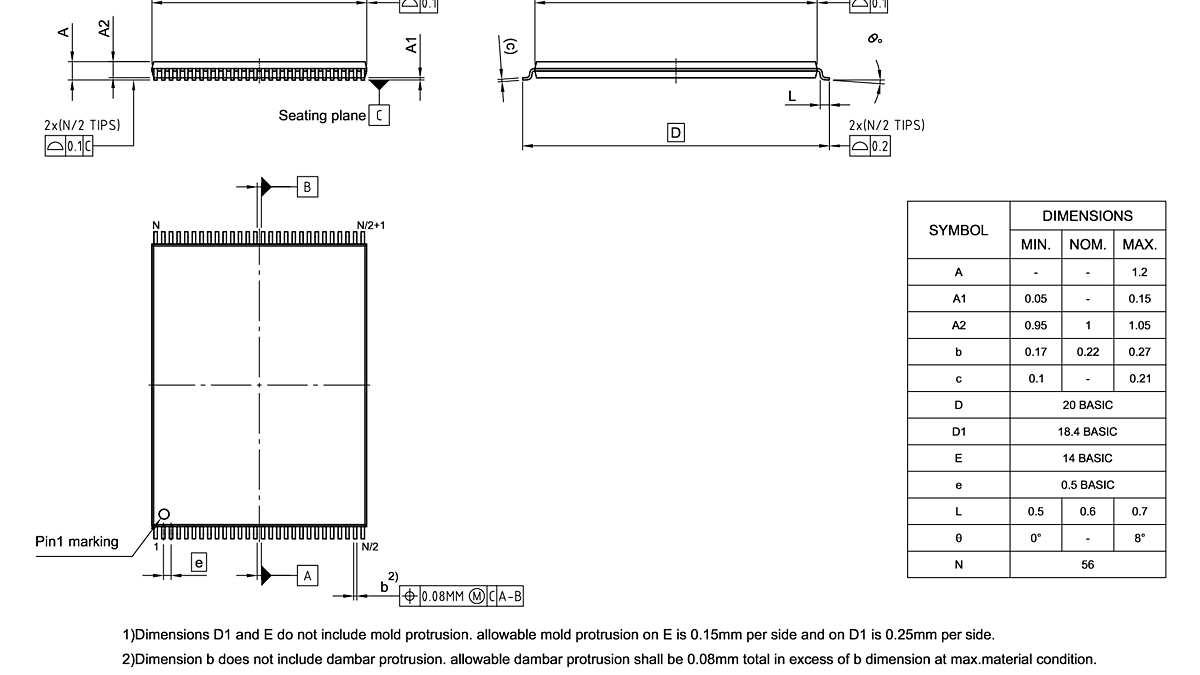 PG-TSOP-56-800_Package Outline