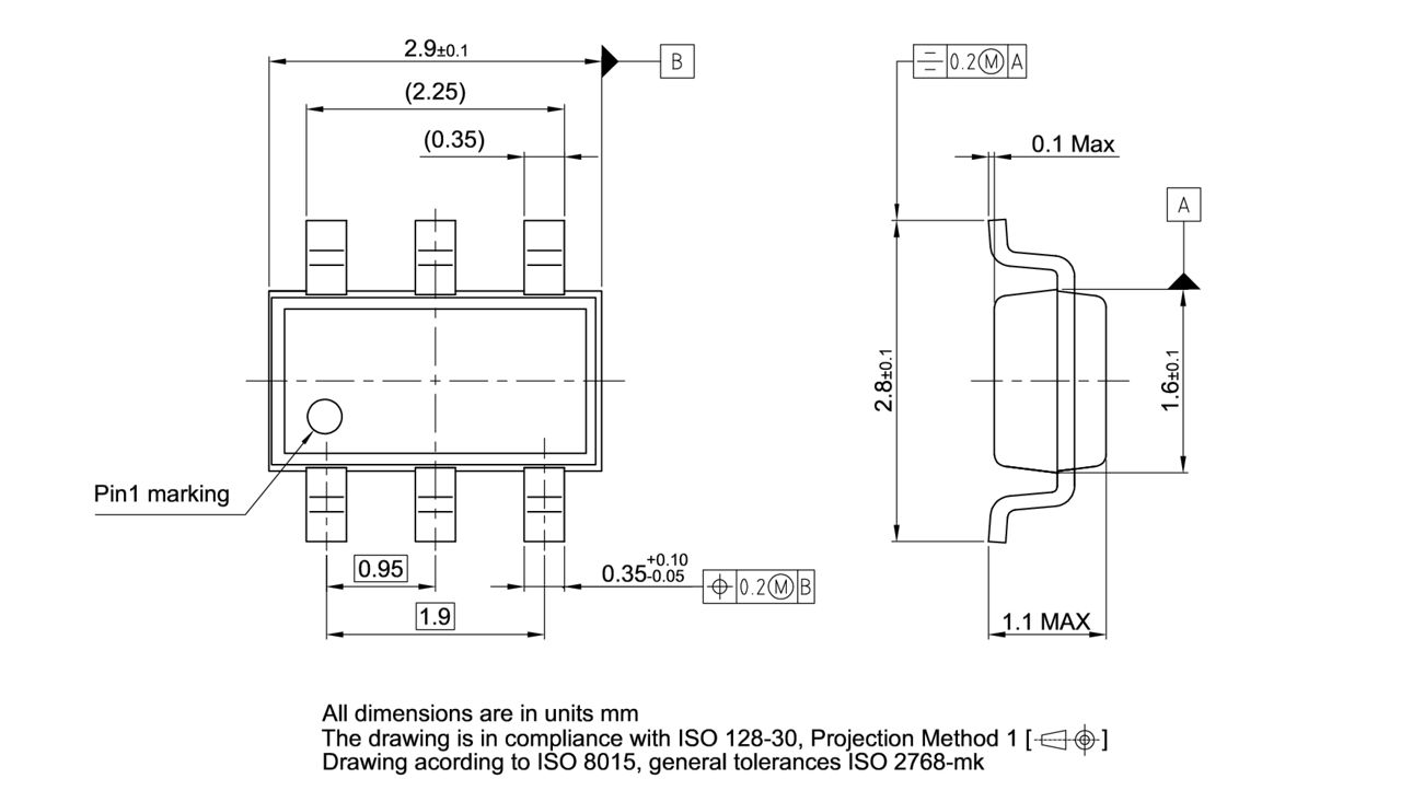 PG-TSOP6-6-9_Package Outline