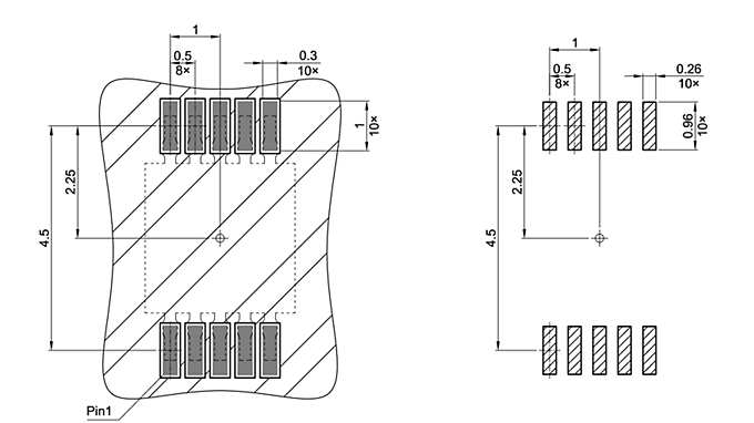 PG-TSSOP-10-3_Footprint Drawing