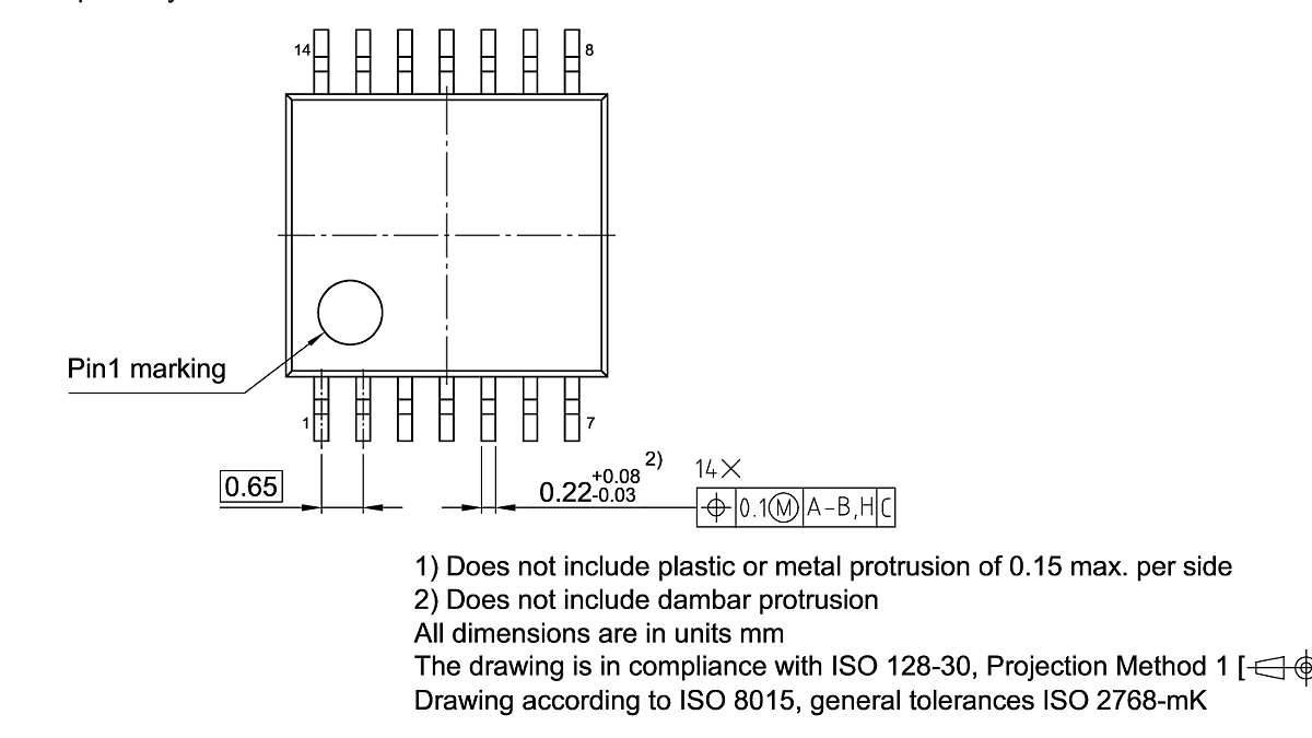 PG-TSSOP-14-1_Package Outline