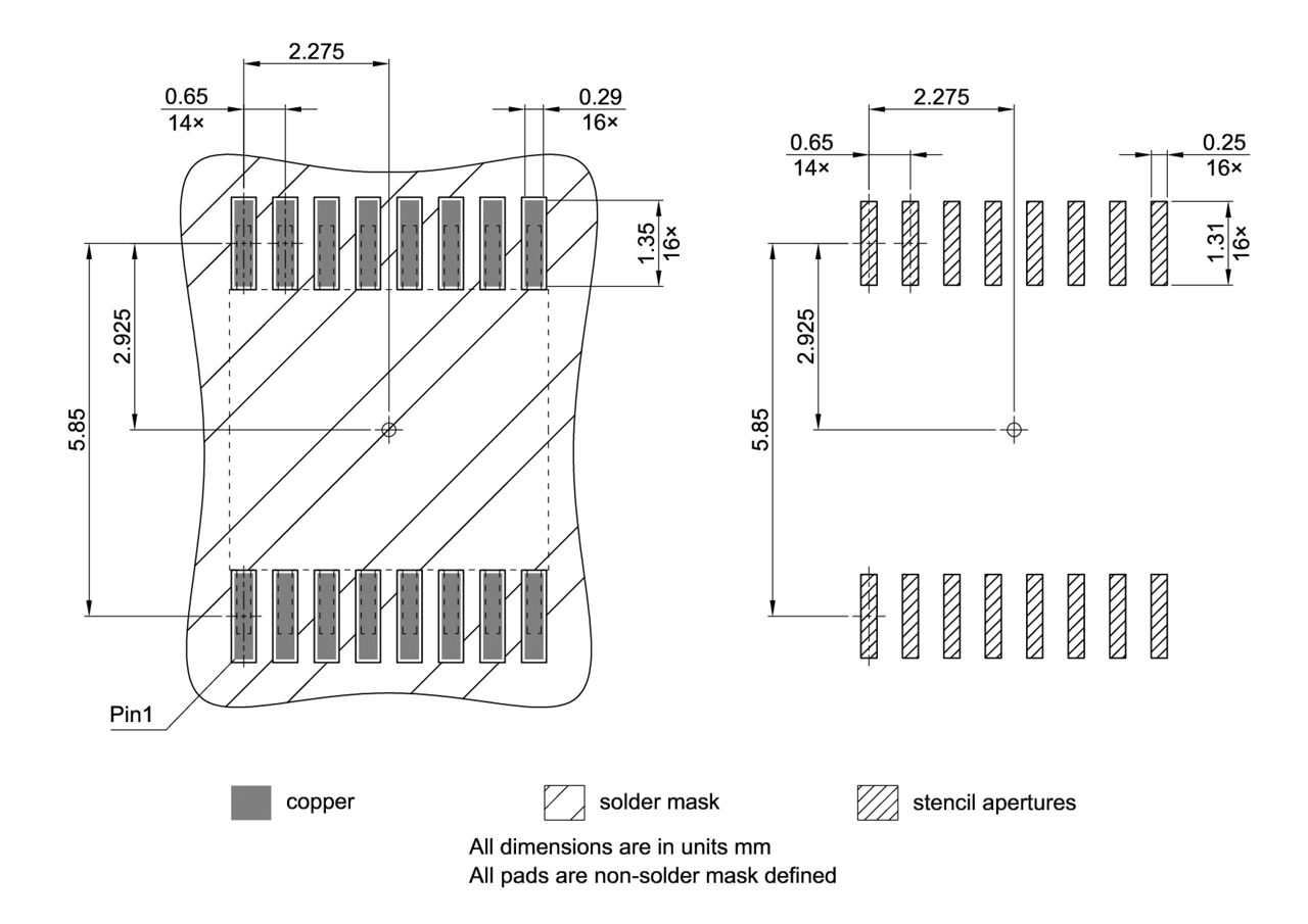 PG-TSSOP-16-8_Footprint Drawing