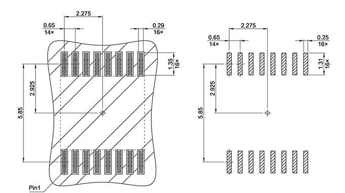 PG-TSSOP-16-8_Footprint Drawing