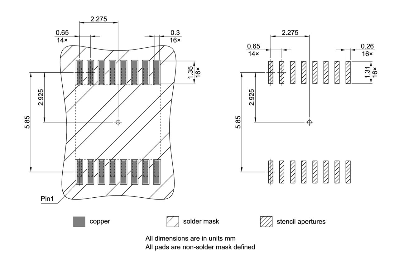 PG-TSSOP-16-801_Footprint Drawing