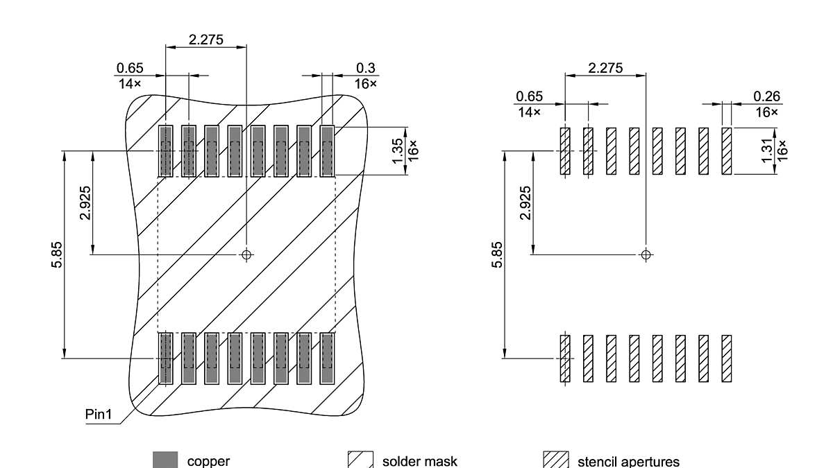 PG-TSSOP-16-801_Footprint Drawing