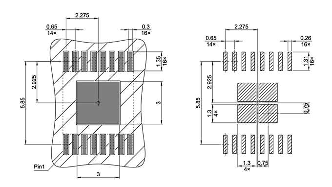 PG-TSSOP-16-802_Footprint Drawing