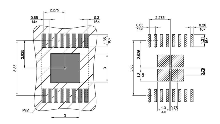 PG-TSSOP-16-802_Footprint Drawing