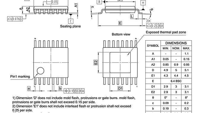 PG-TSSOP-16-802_Package Outline
