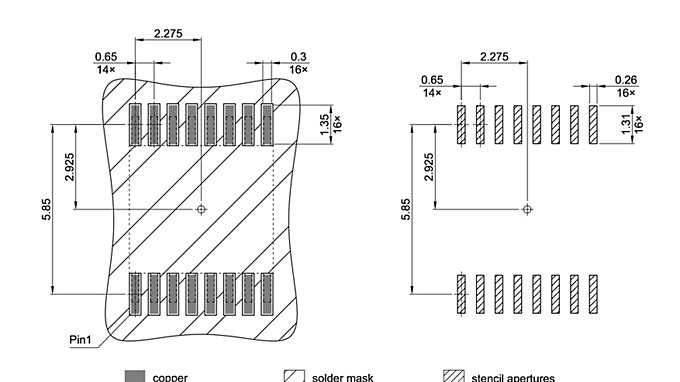 PG-TSSOP-16-803_Footprint Drawing