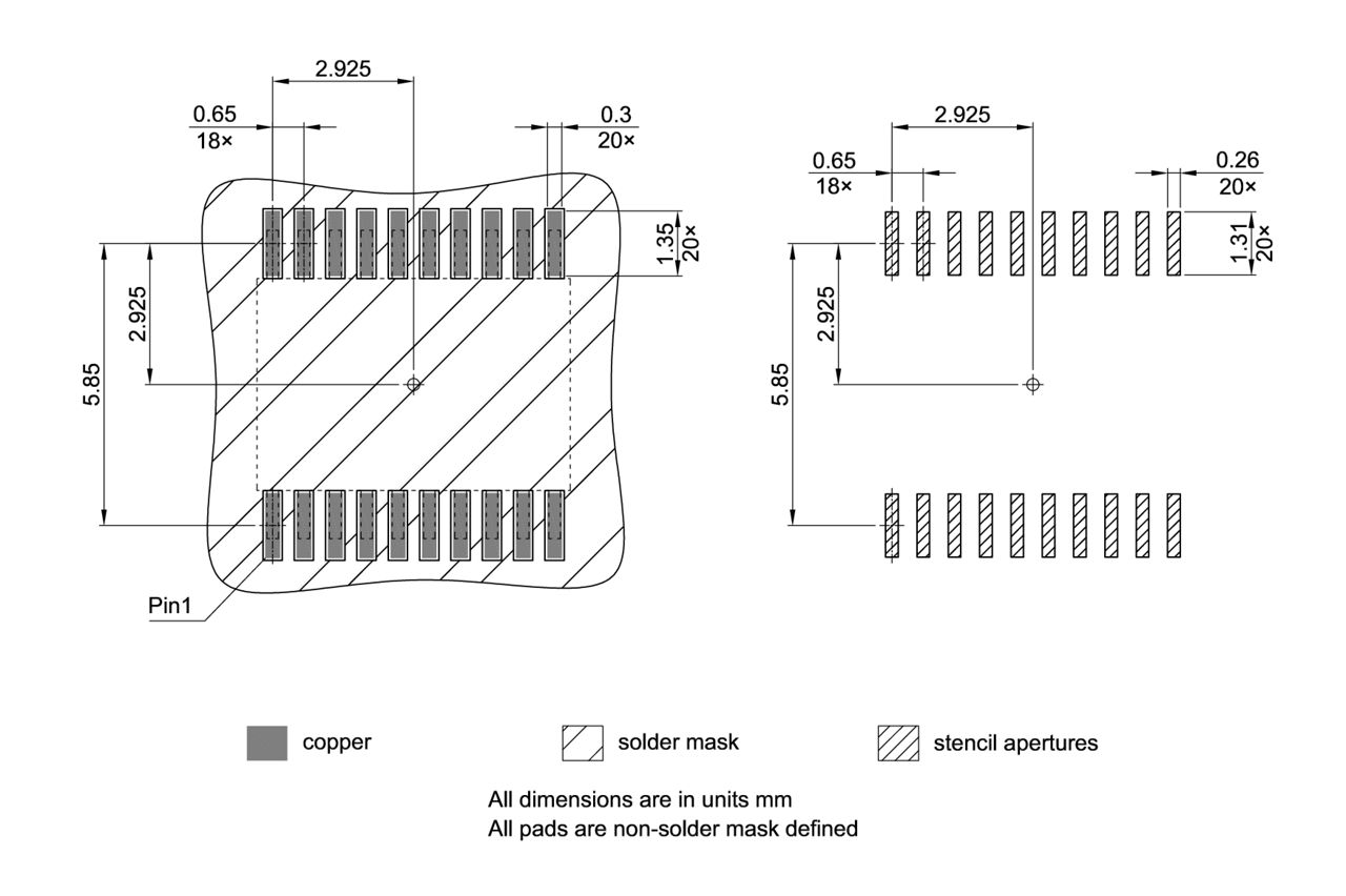 PG-TSSOP-20-802_Footprint Drawing