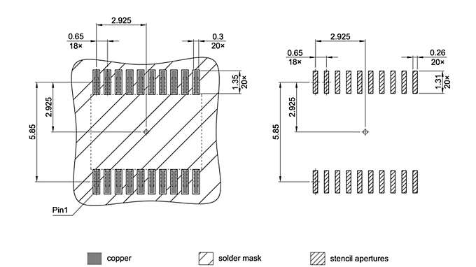 PG-TSSOP-20-802_Footprint Drawing