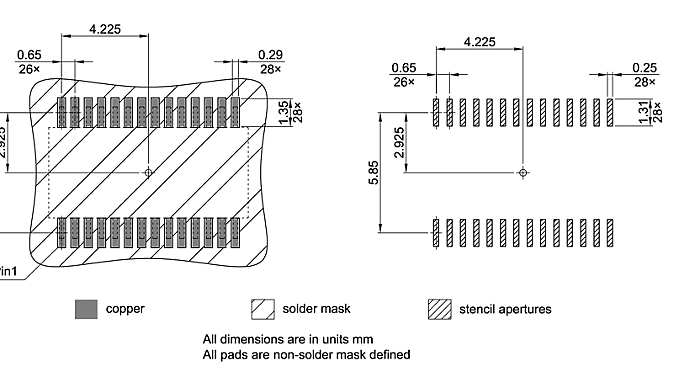 PG-TSSOP-28-16_Footprint Drawing