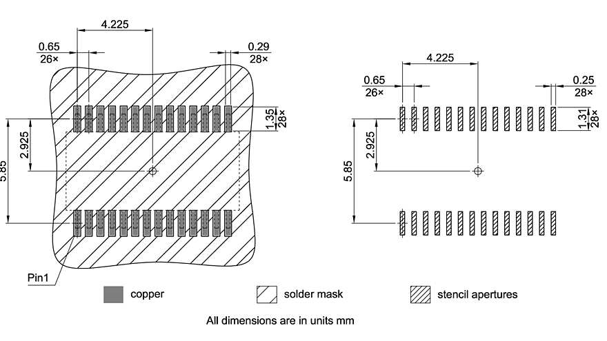 PG-TSSOP-28-17_Footprint Drawing
