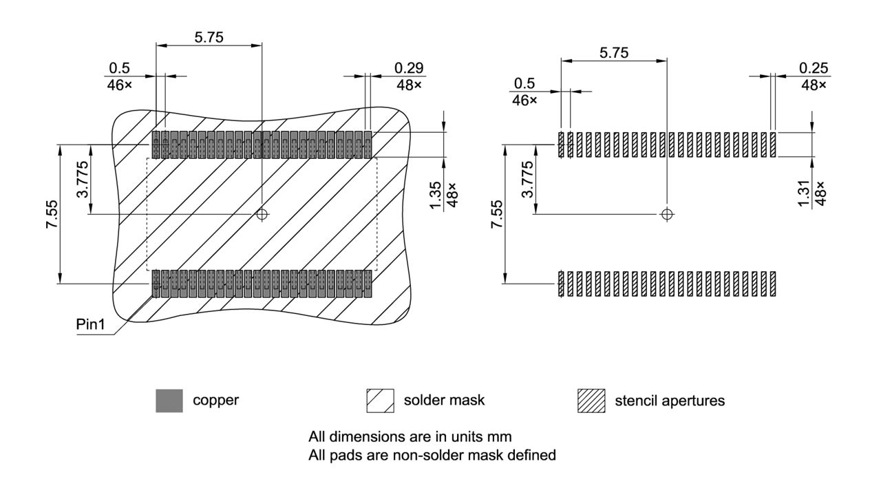 PG-TSSOP-48-2_Footprint Drawing