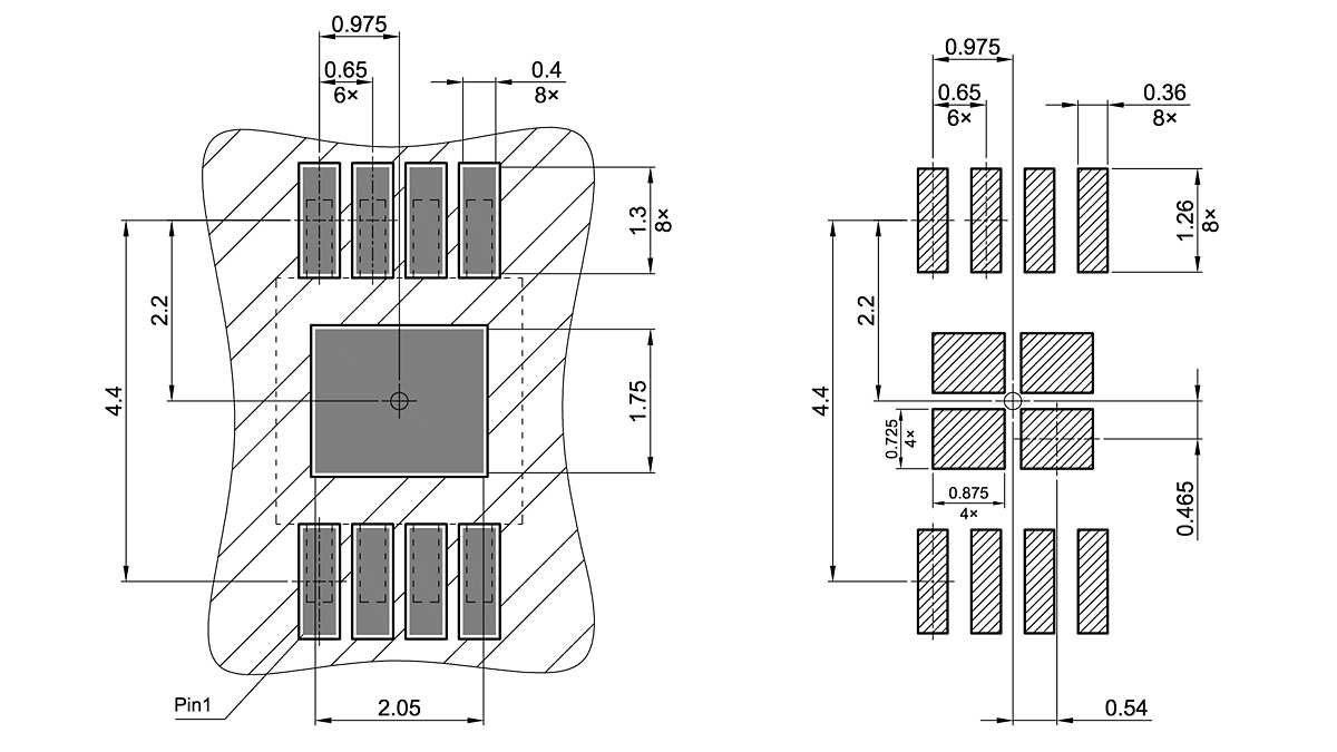PG-TSSOP-8-2_Footprint Drawing