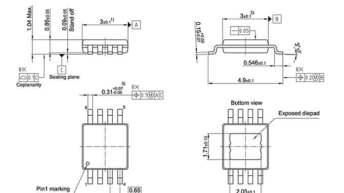 PG-TSSOP-8-2_Package Outline