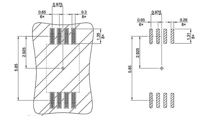 PG-TSSOP-8-801_Footprint Drawing