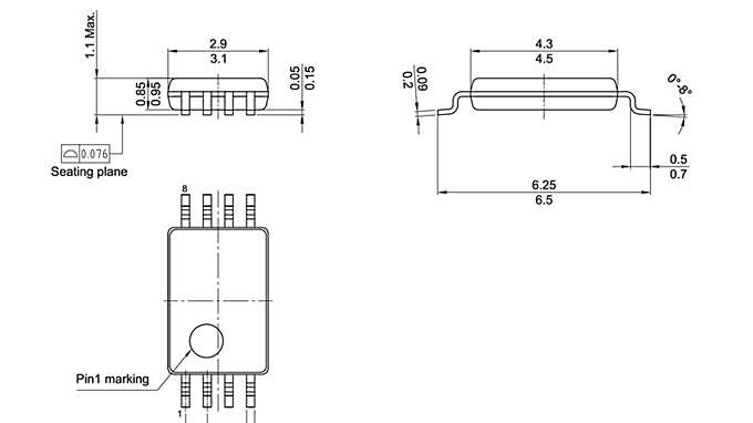 PG-TSSOP-8-801_Package Outline