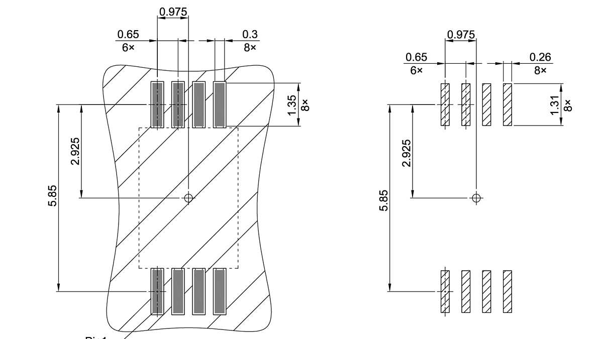 PG-TSSOP-8-802_Footprint Drawing
