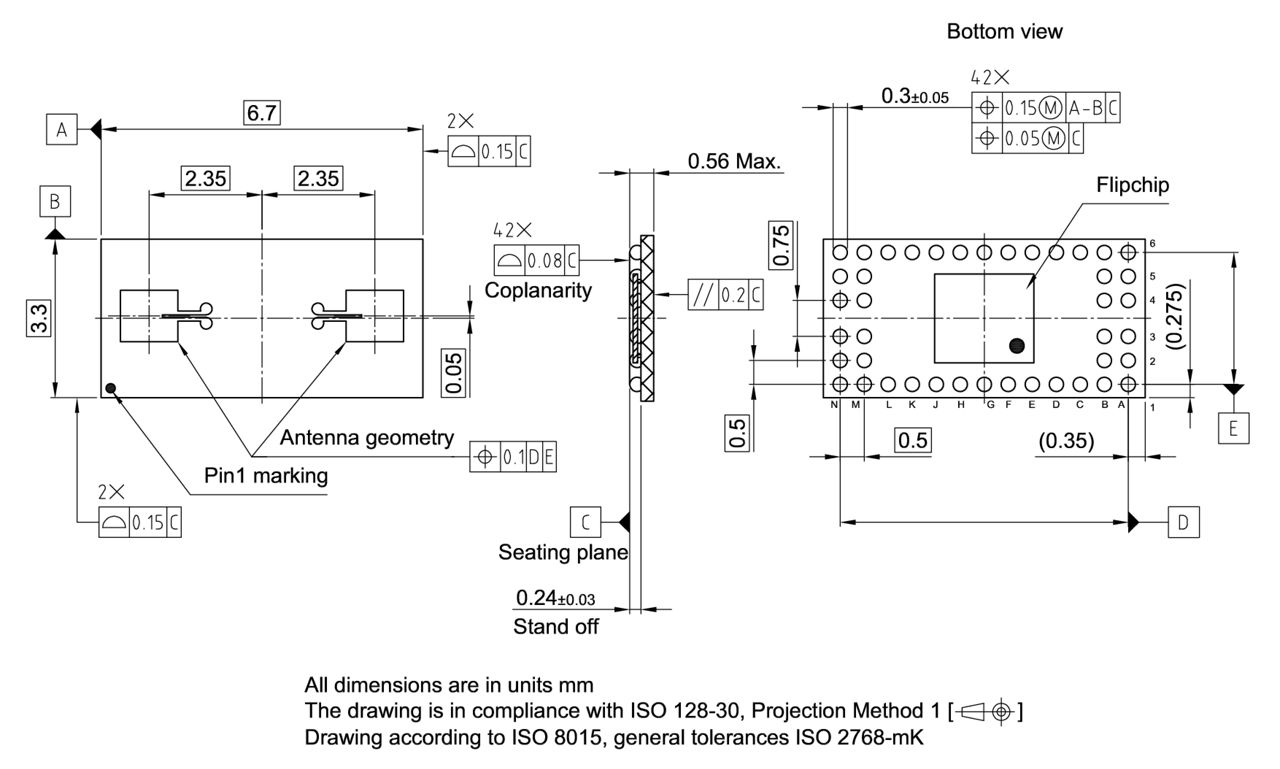 PG-UF2BGA-42-1_Package Outline