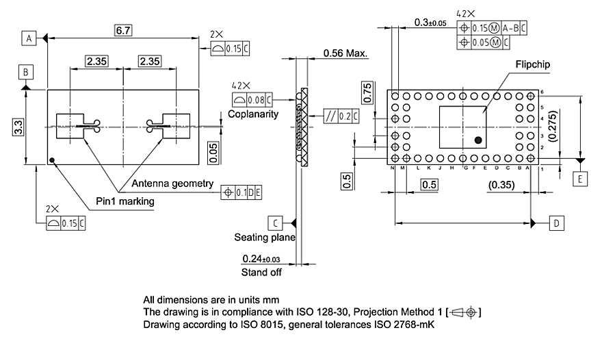 PG-UF2BGA-42-1_Package Outline