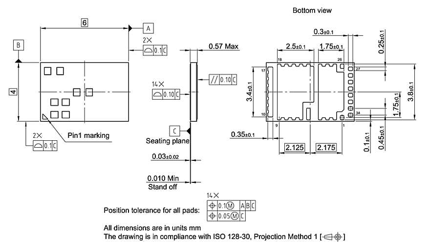 PG-UFLGA-34-1_Package Outline