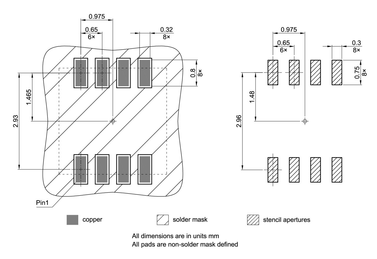 PG-UFLGA-8-1_Footprint Drawing