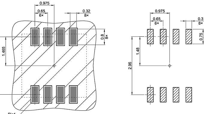 PG-UFLGA-8-1_Footprint Drawing