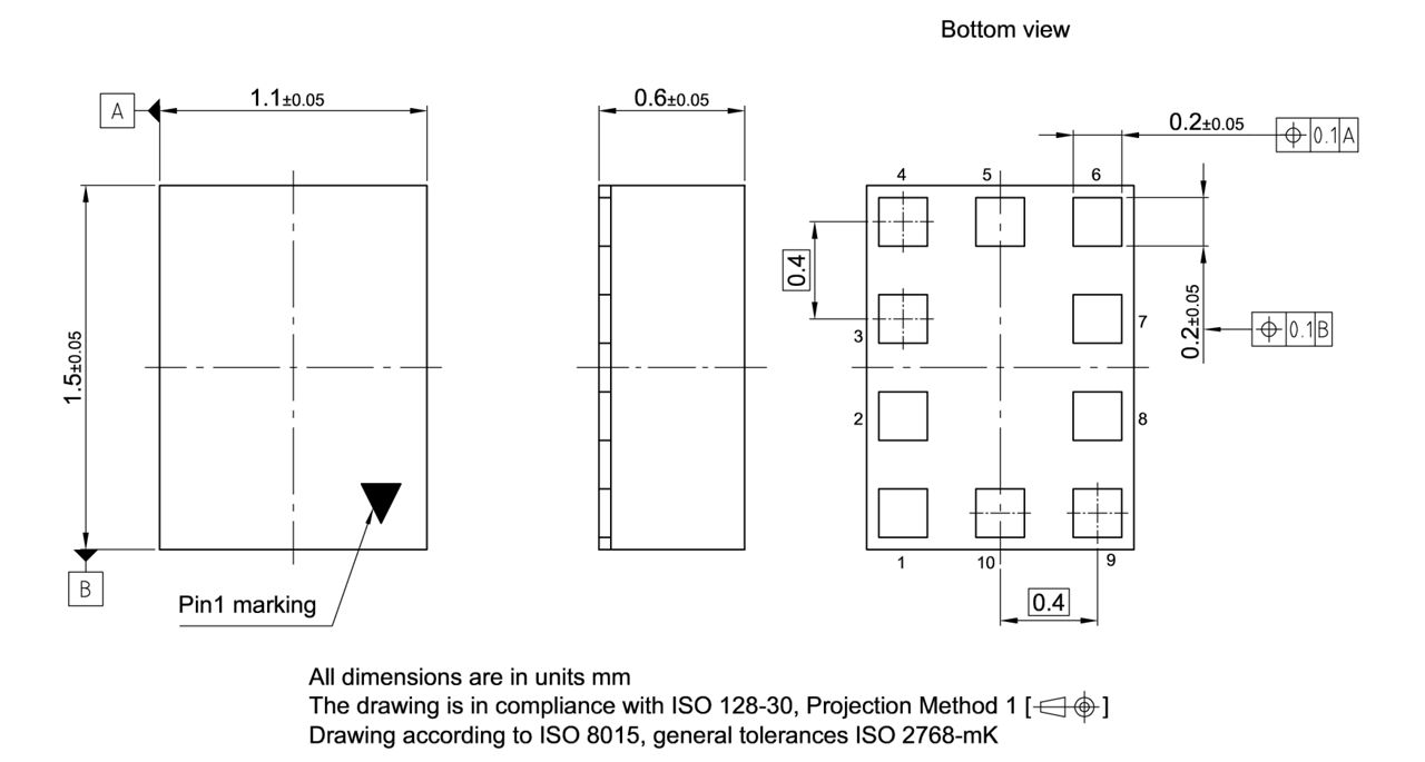 PG-ULGA-10-1_Package Outline