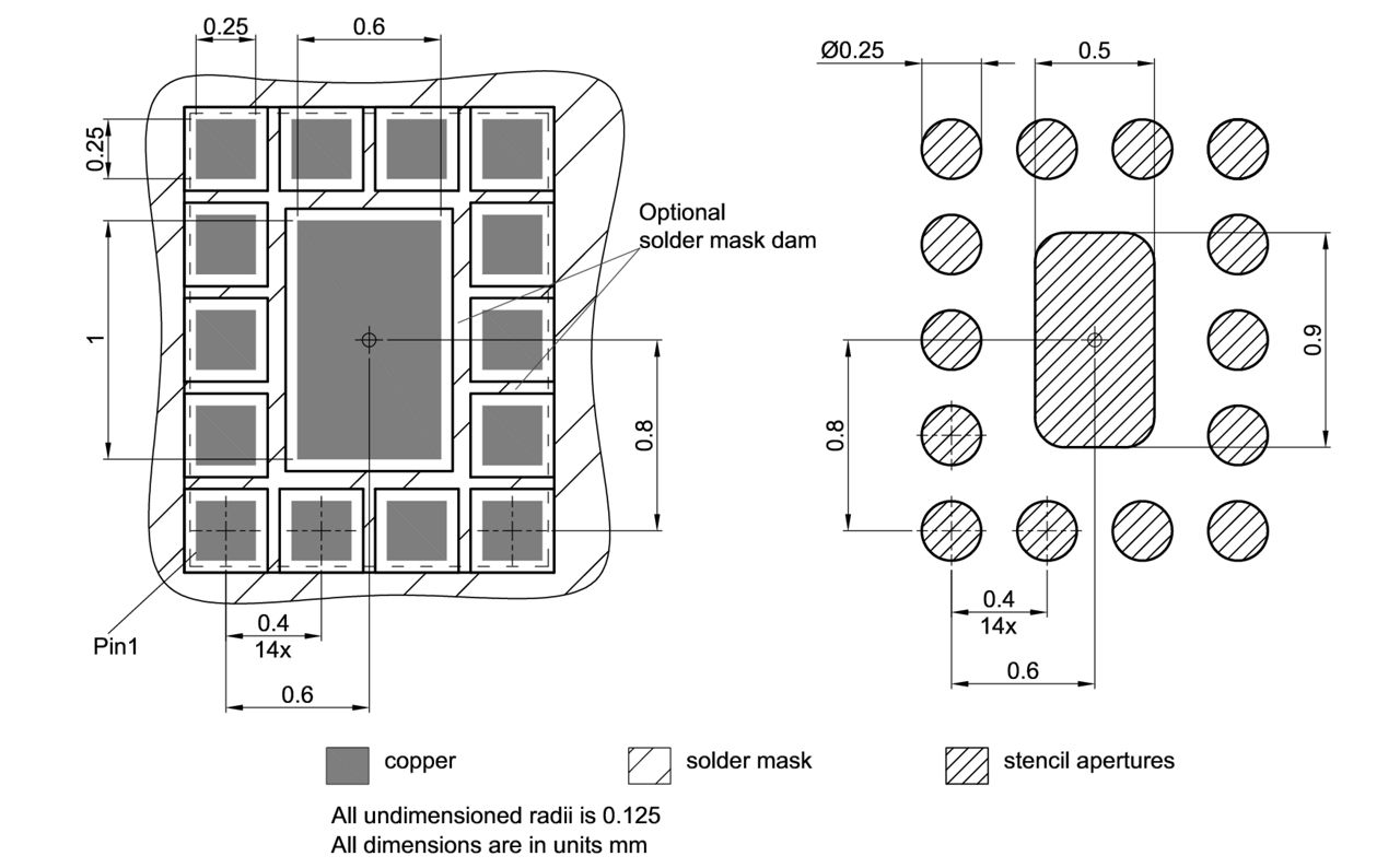 PG-ULGA-14-1_Footprint Drawing