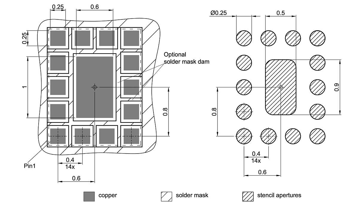 PG-ULGA-14-1_Footprint Drawing