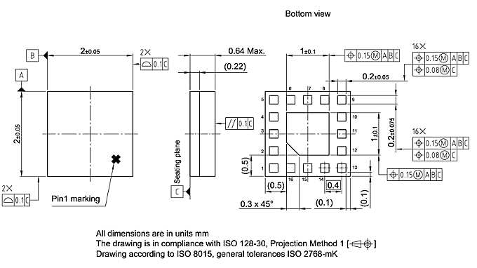 PG-ULGA-16-4_Package Outline