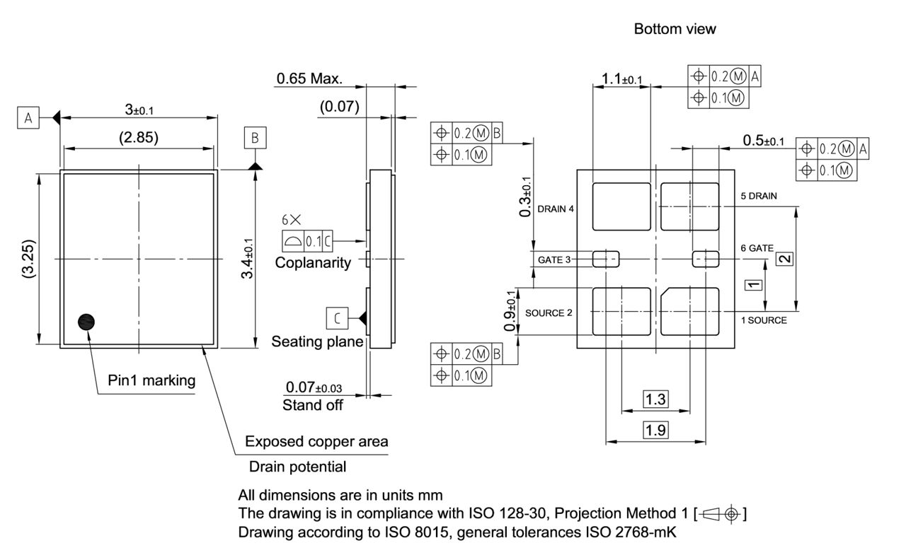 PG-ULGA-6-1_Package Outline