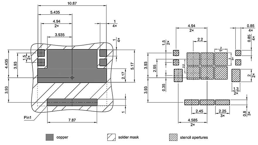 PG-ULGA-6-981_Footprint Drawing