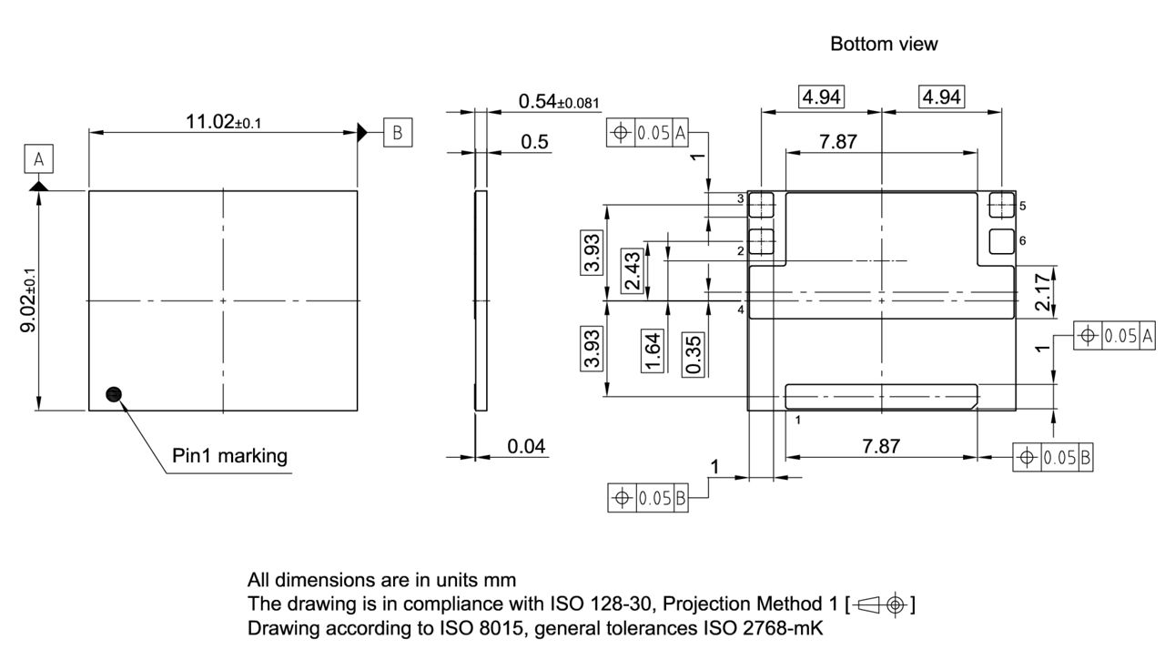 PG-ULGA-6-981_Package Outline