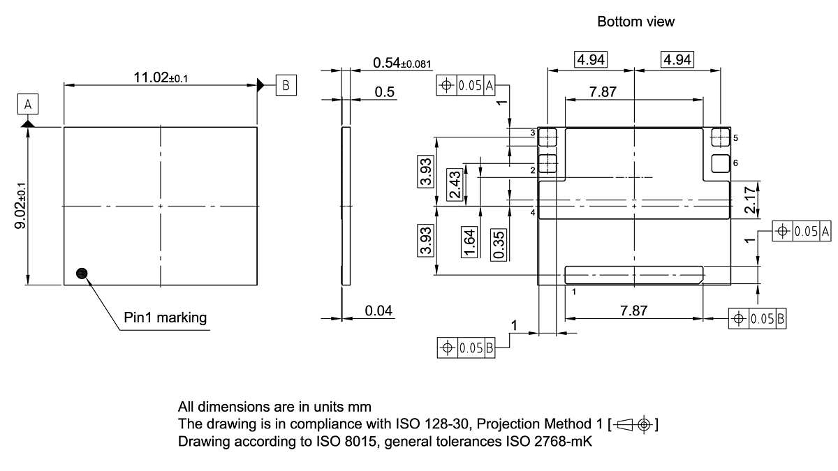 PG-ULGA-6-981_Package Outline