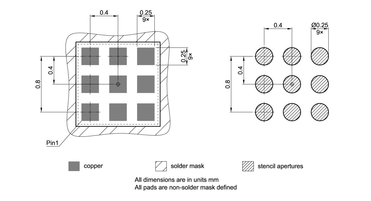 PG-ULGA-9-2_Footprint Drawing