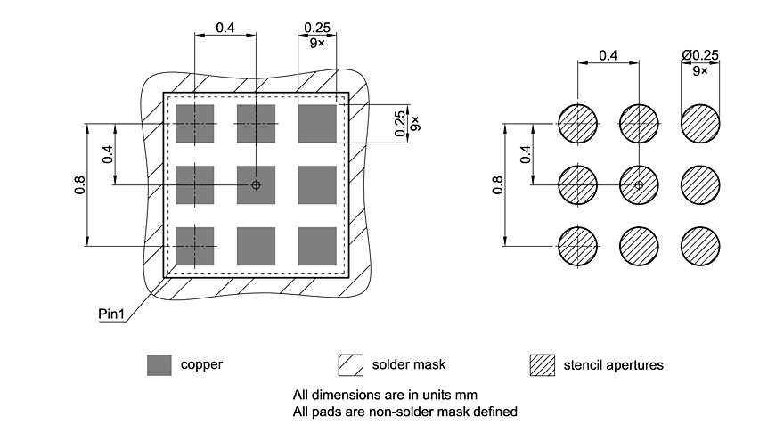 PG-ULGA-9-2_Footprint Drawing