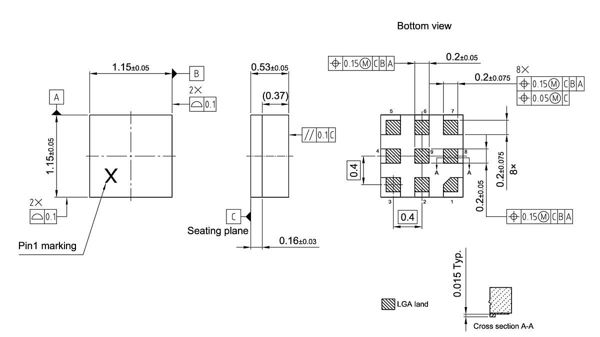 PG-ULGA-9-2_Package Outline