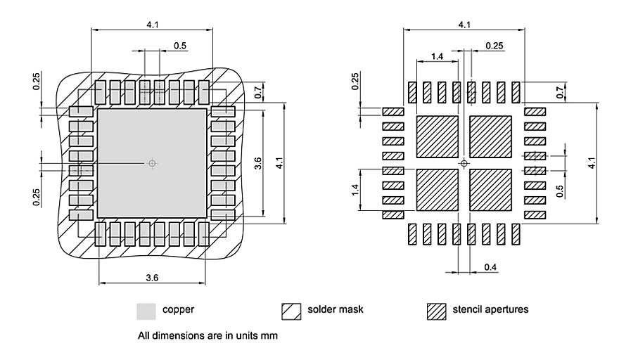 PG-UQFN-32-1_Footprint Drawing