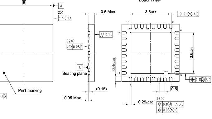 PG-UQFN-32-3_Package Outline
