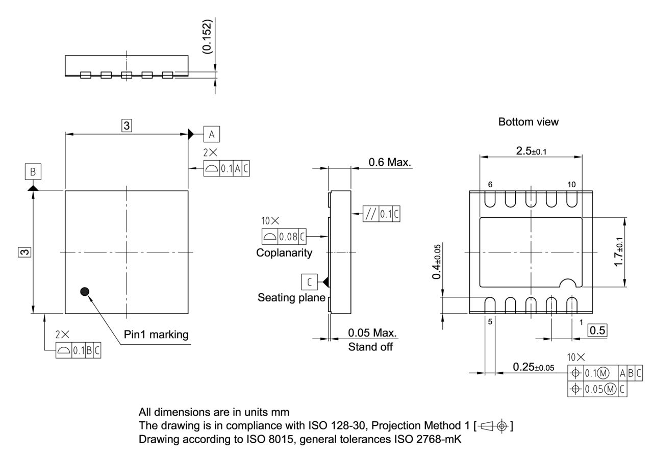 PG-USON-10-6_Package Outline