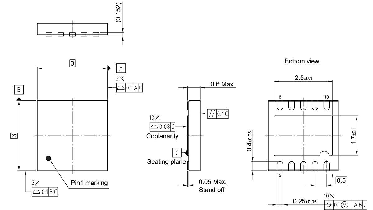 PG-USON-10-6_Package Outline