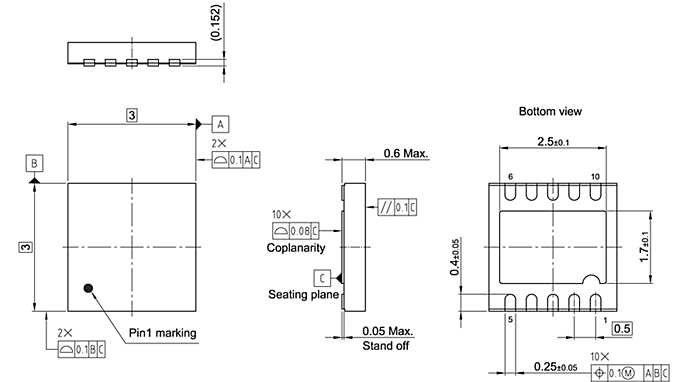 PG-USON-10-6_Package Outline