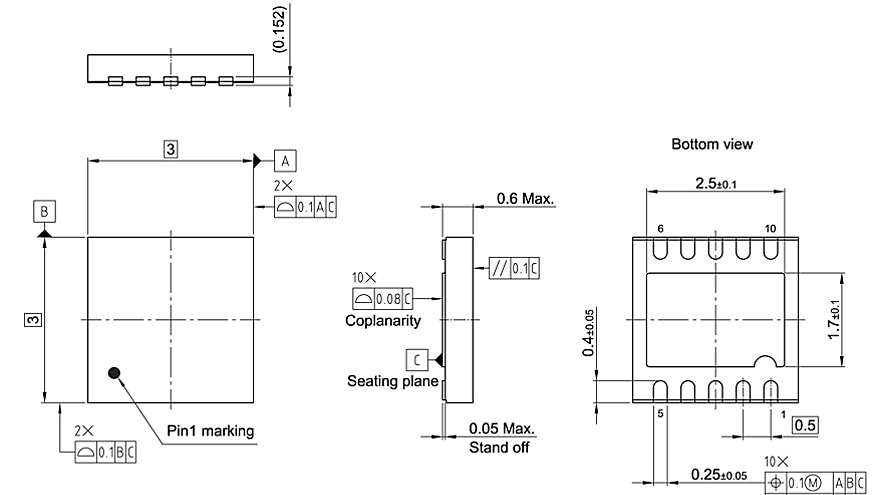 PG-USON-10-6_Package Outline