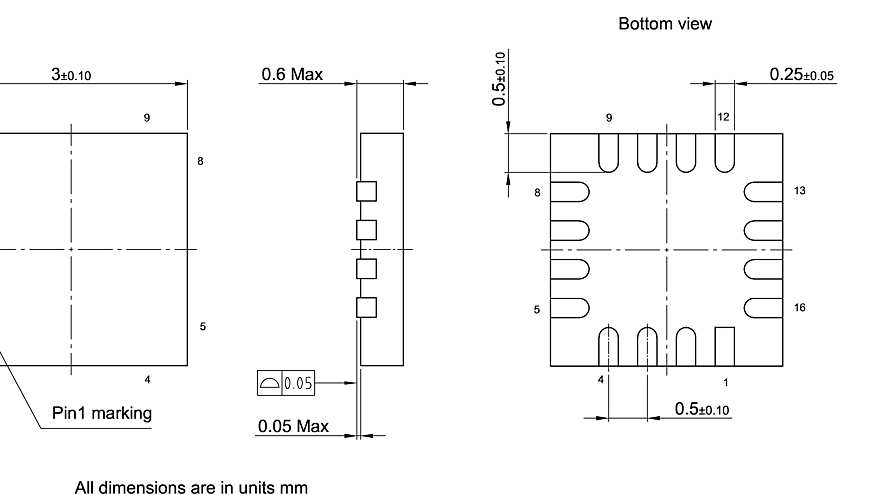 PG-USON-16-800_Package Outline