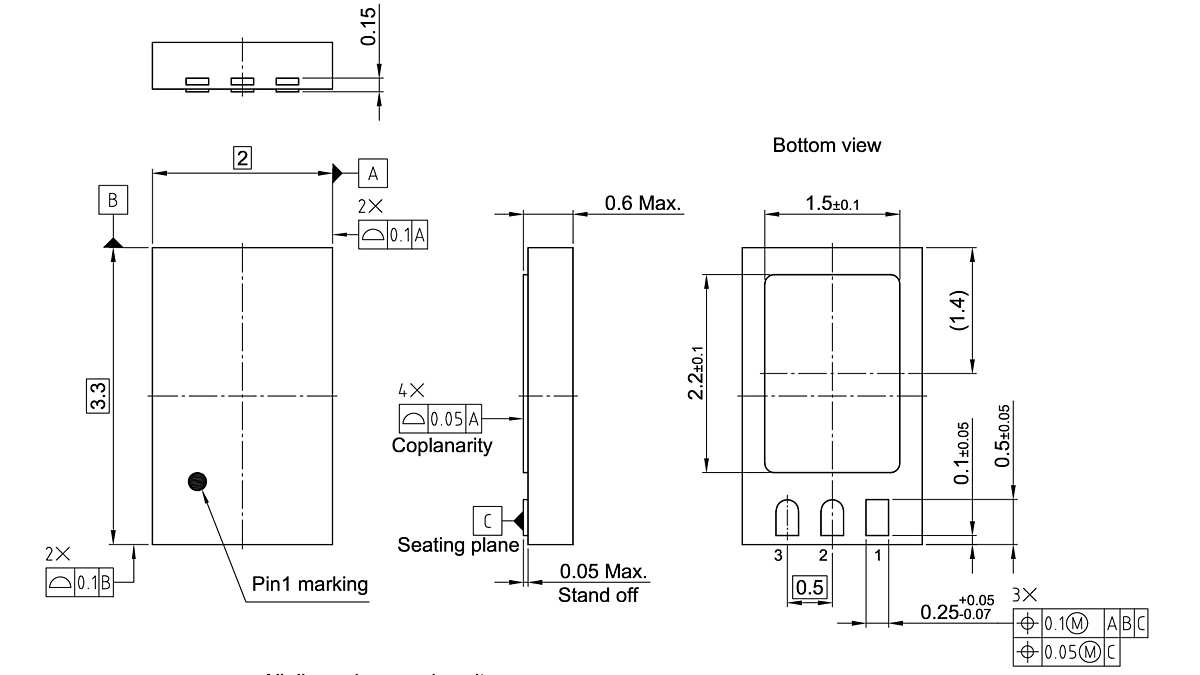 PG-USON-3-1_Package Outline