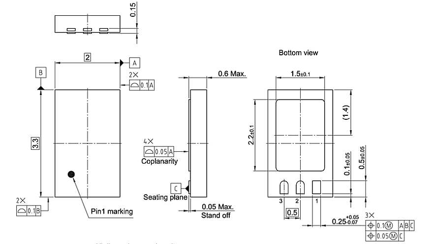 PG-USON-3-1_Package Outline