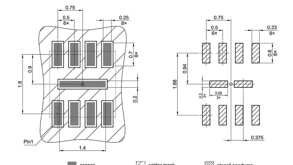 PG-USON-8-8_Footprint Drawing